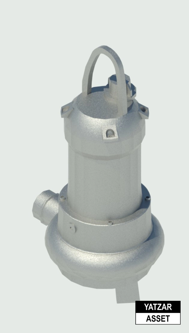 Yatzar Asset | Ekki | Sewage Submersible Pump | Revit Model