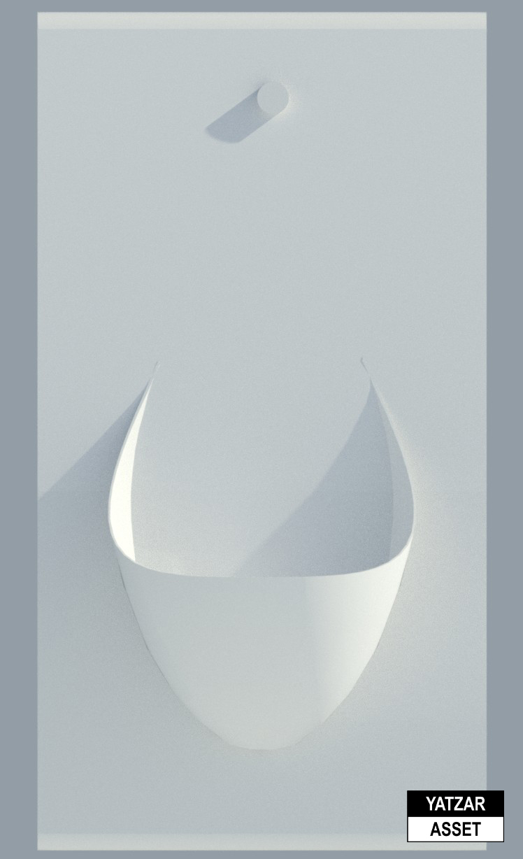 Yatzar Asset | Hindware | Italian Collection Kango Sensor Urinal - Star White