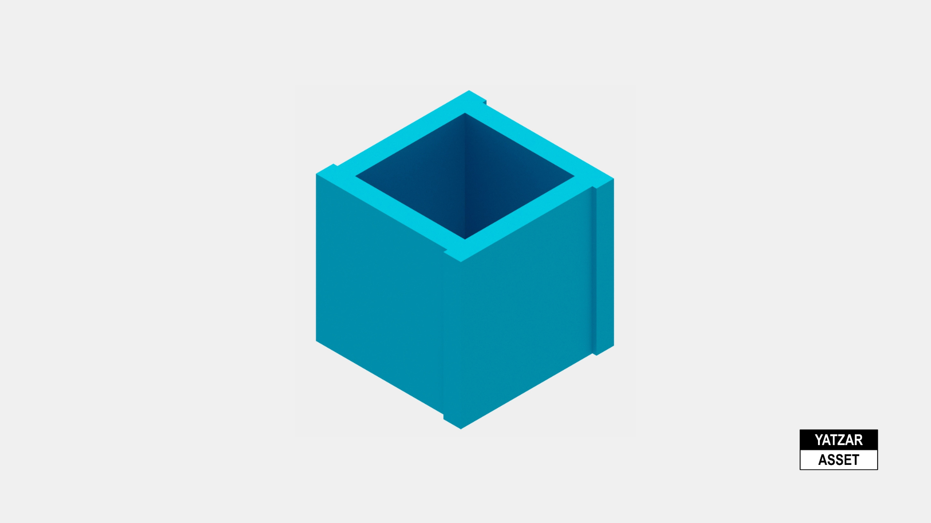 Yatzar Asset | Cement Cube Mould | Revit Model
