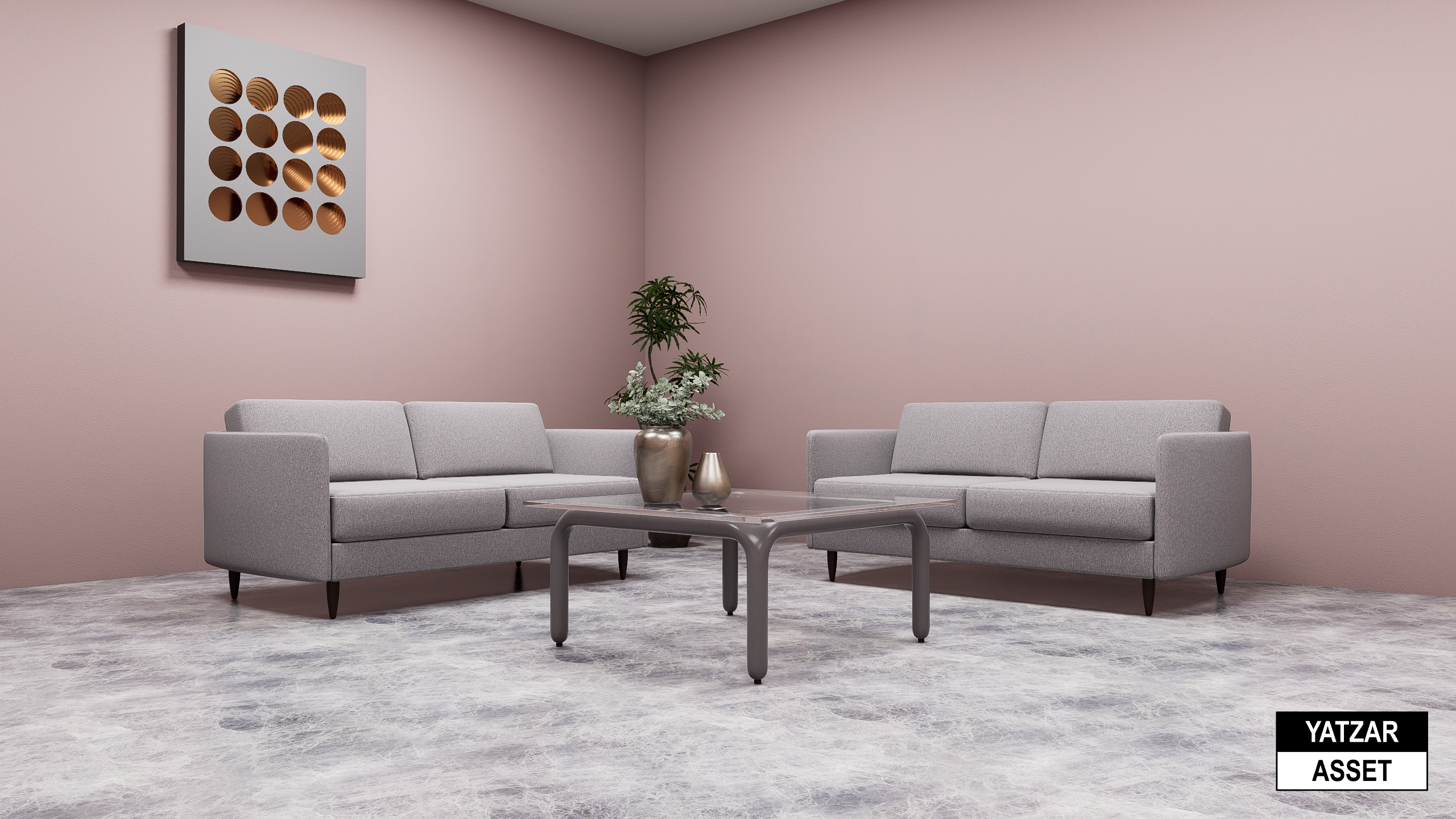 Yatzar Asset | Coffee Table | Blender Model