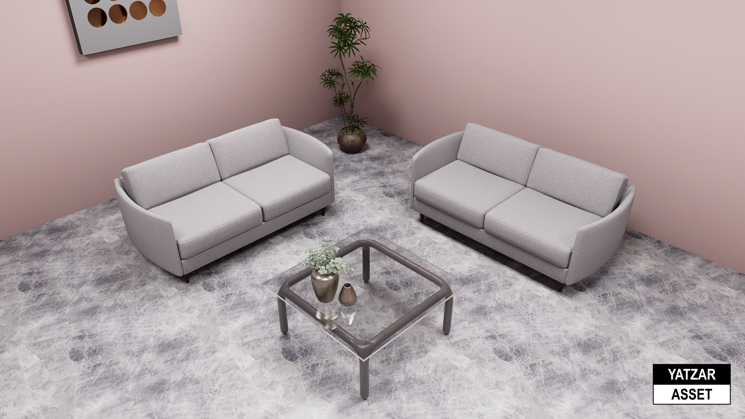 Yatzar Asset | Coffee Table | Blender Model