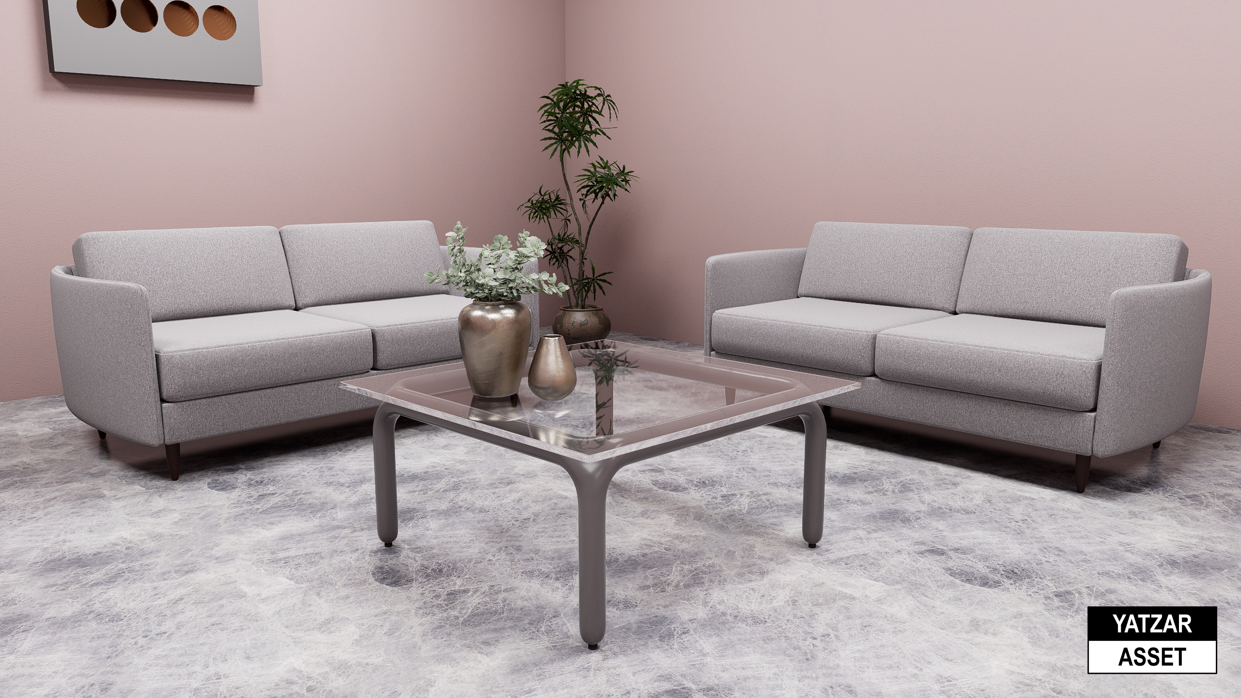 Yatzar Asset | Coffee Table | Blender Model