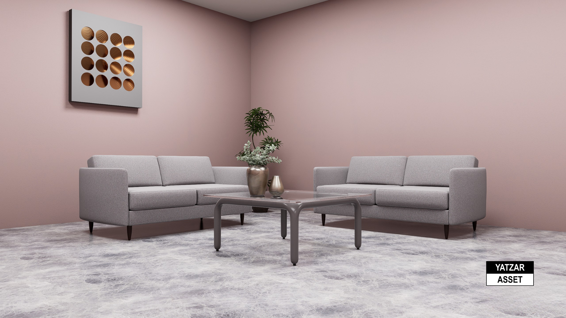 Yatzar Asset | Coffee Table | Blender Model
