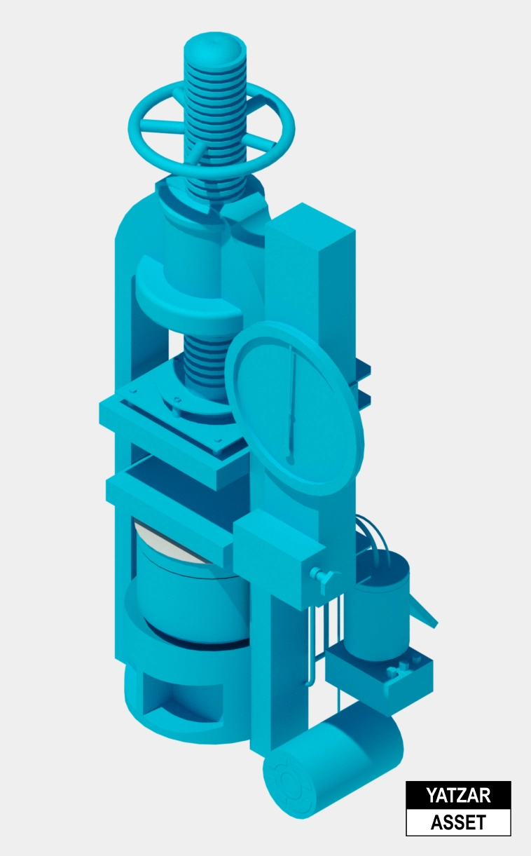 Yatzar Asset | Compression Testing Machine | Revit Model
