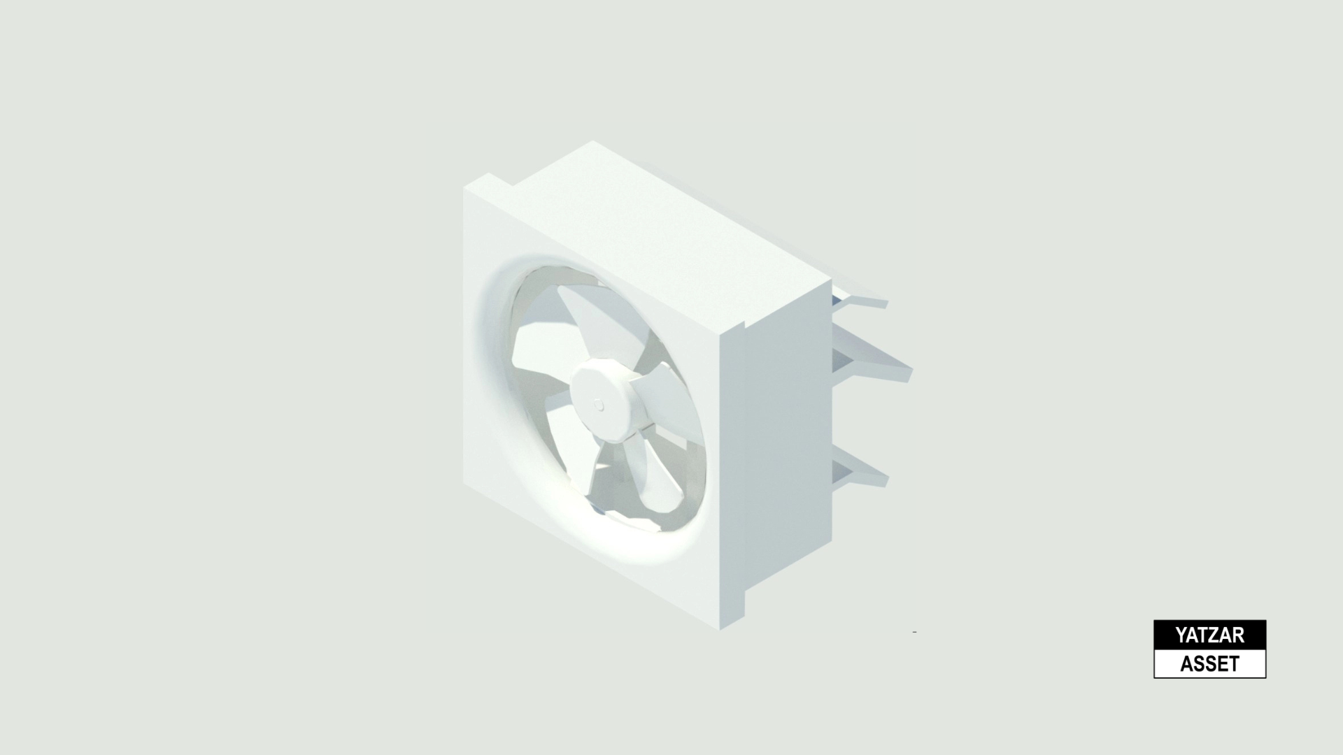 Yatzar Asset | Crompton | Axial Air Exhaust Fan| Revit Model