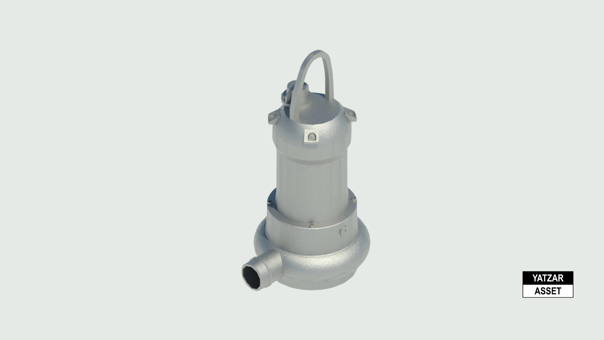 Yatzar Asset | Ekki | Sewage Submersible Pump | Revit Model