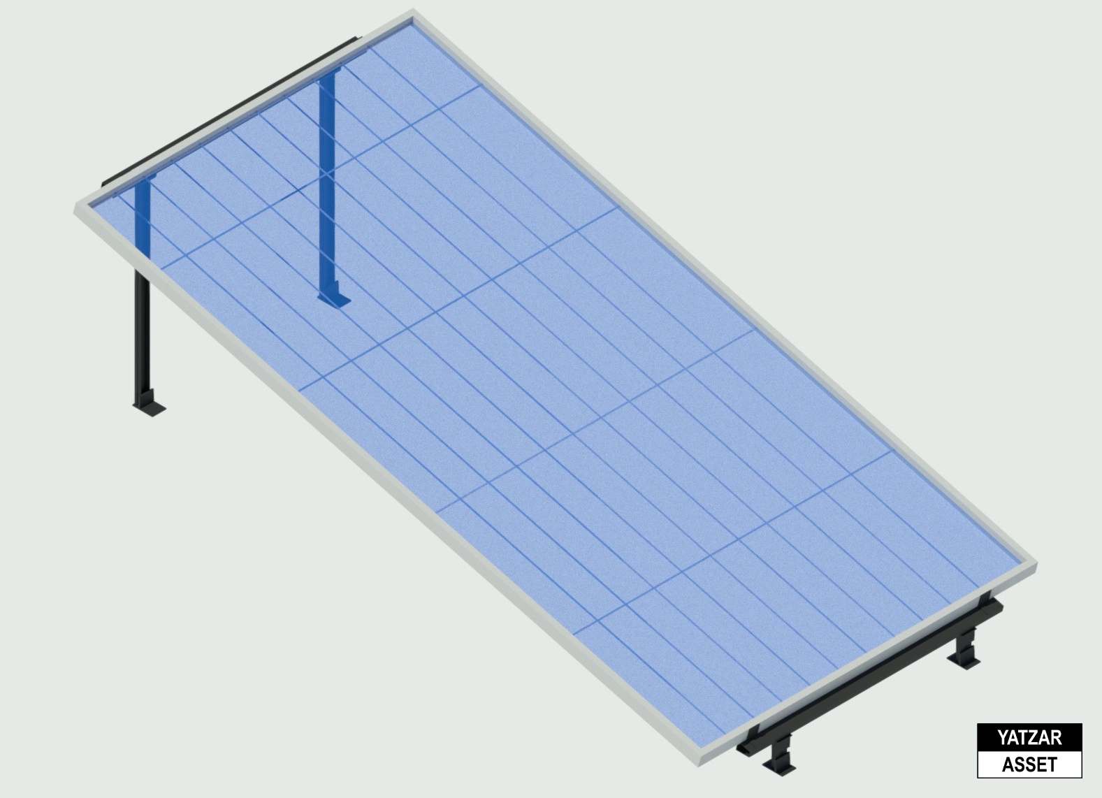 Yatzar Asset | Tata Power | Power Solar Module | Revit Model