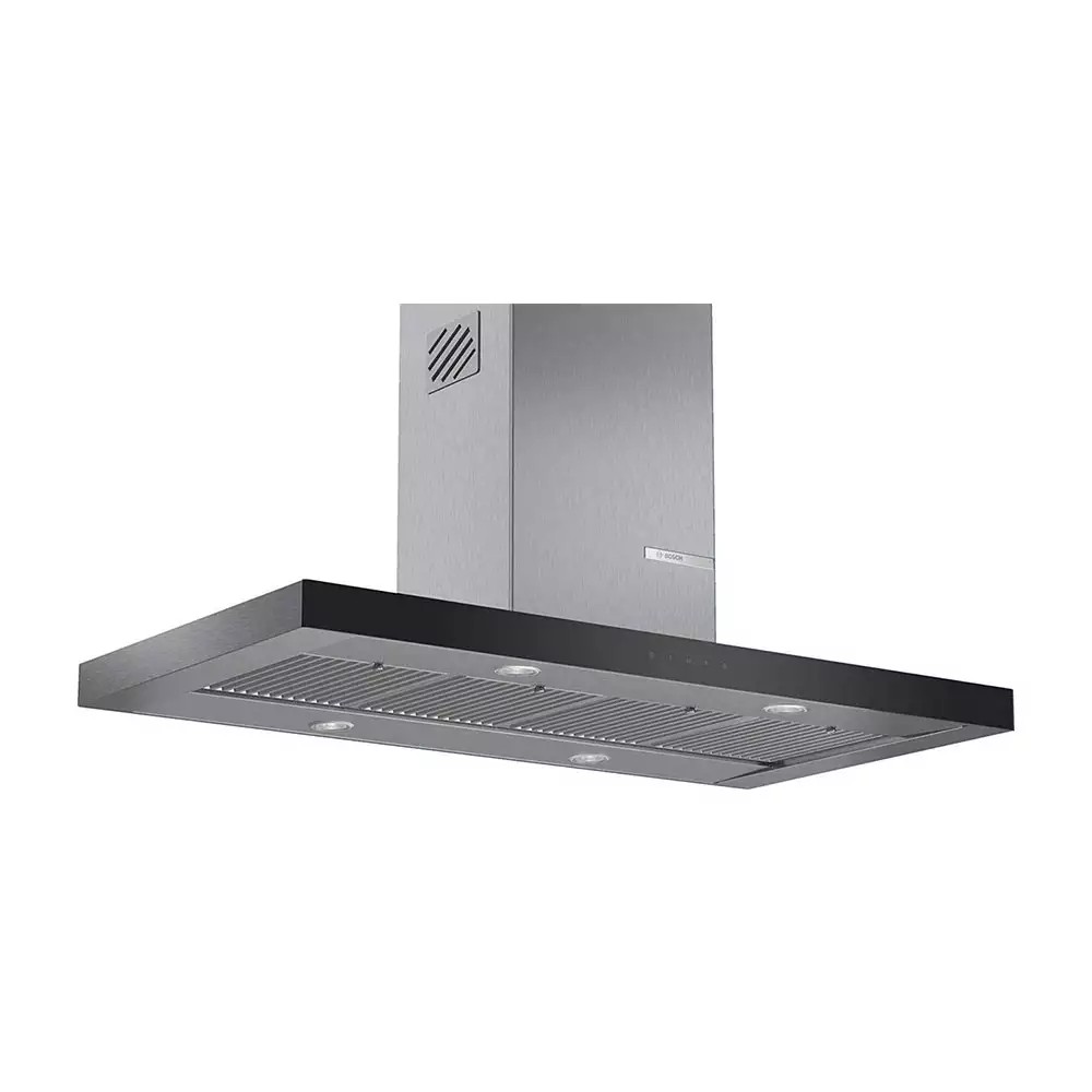 Yatzar Asset | Bosch | 4 Supra Glass 120 cm Baffle Filter Ceiling Mounted Kitchen Chimney With Suction Capacity
