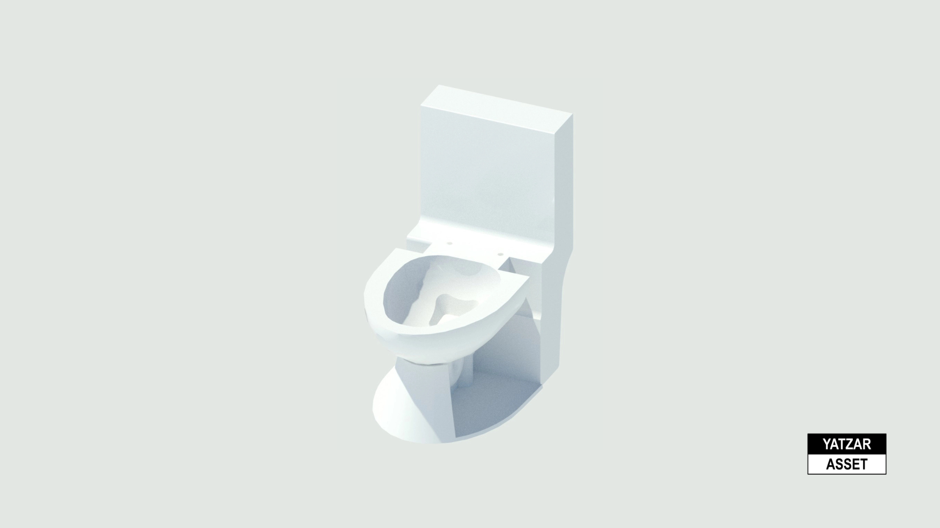 Yatzar Asset | Jaquar | Fusion Rimless Single Piece Western Commode with UF Soft Close Slim Seat Cover| Revit Model