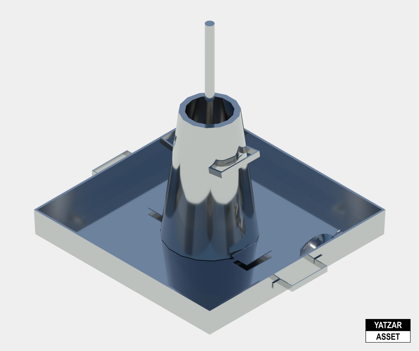 Yatzar Asset | Slump Test Apparatus | Revit Model