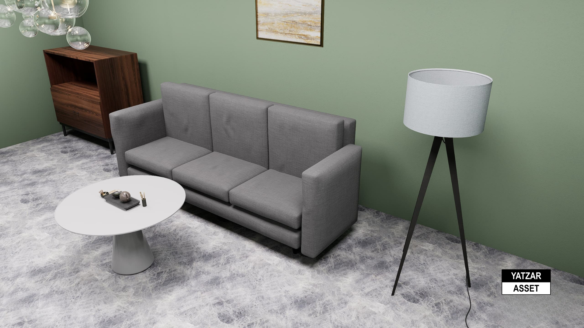 Yatzar Asset | Sofa | Blender Model