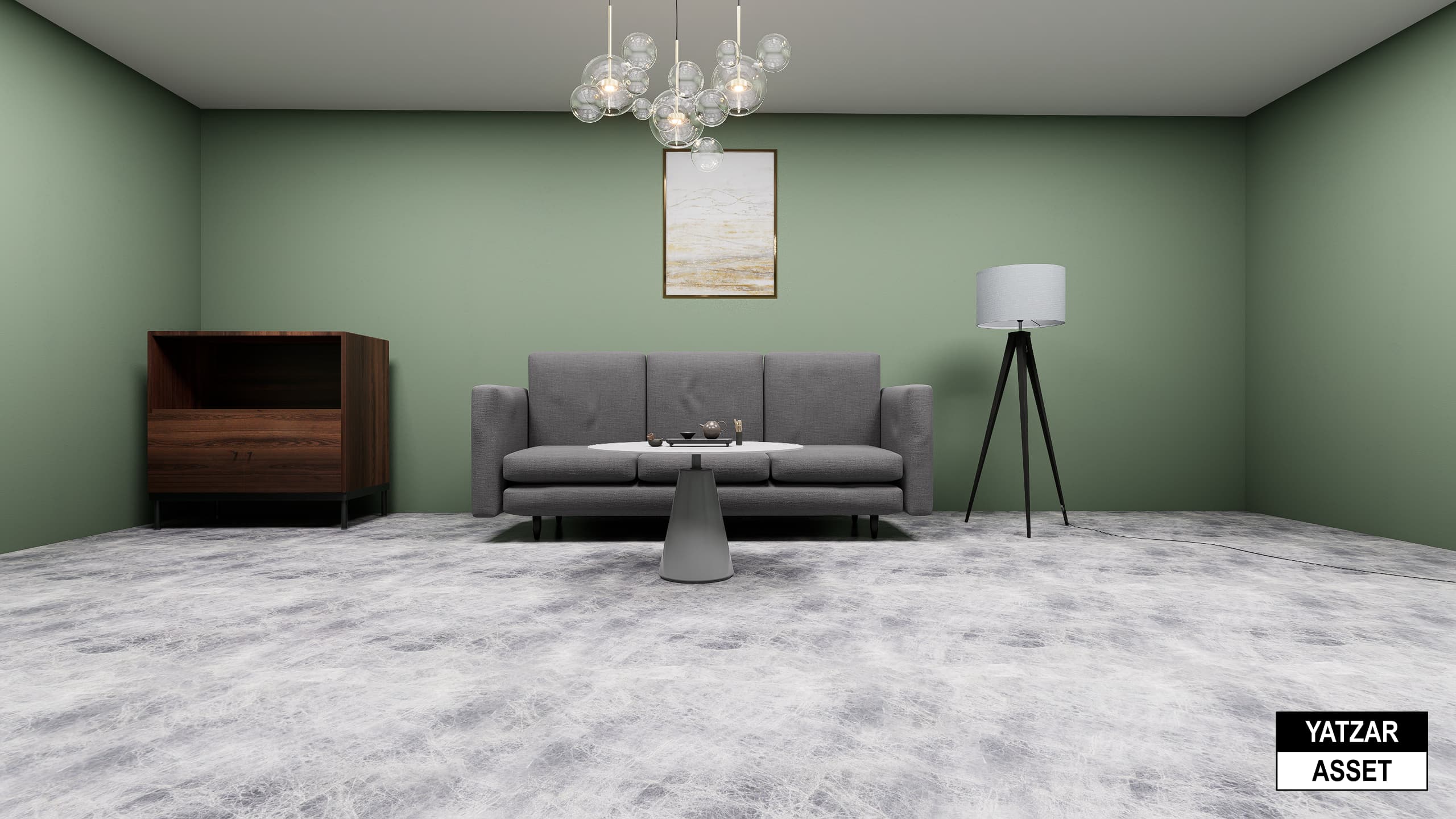 Yatzar Asset | Sofa | Blender Model