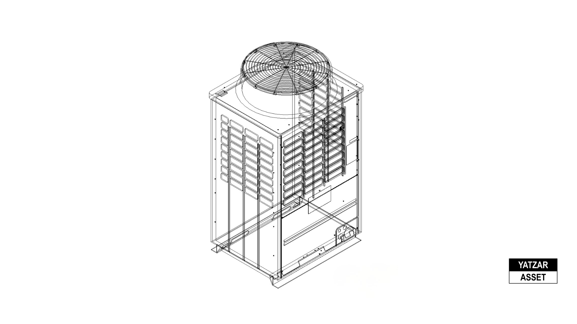 Yatzar Asset | Toshiba | VRF Single Outdoor Unit| Revit Model
