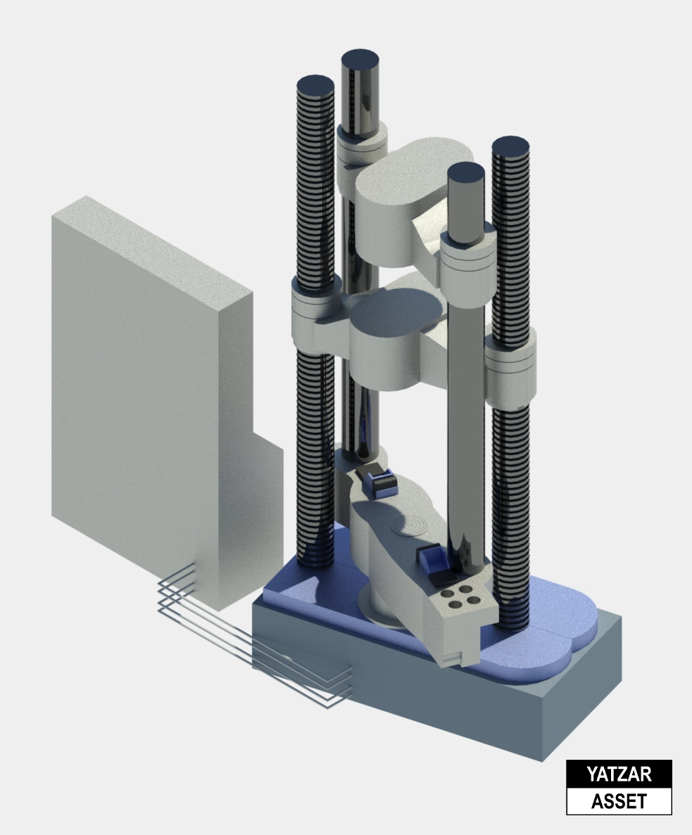 Yatzar Asset | Universal Testing Machine | Revit Model