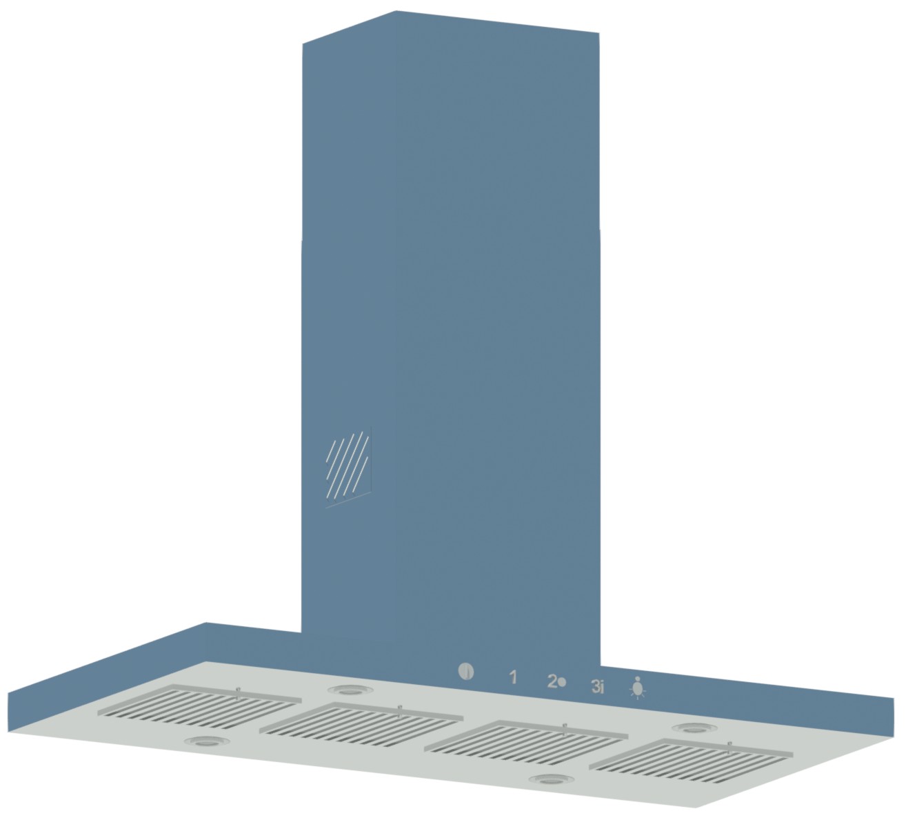 Yatzar Asset | Bosch | 4 Supra Glass 120 cm Baffle Filter Ceiling Mounted Kitchen Chimney With Suction Capacity