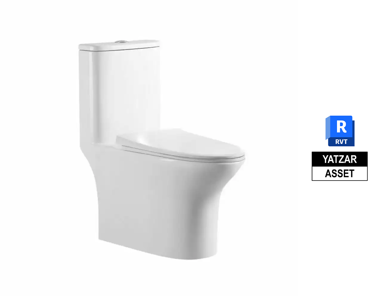 Yatzar Asset Jaquar | Fusion Rimless Single Piece Western Commode with UF Soft Close Slim Seat Cover