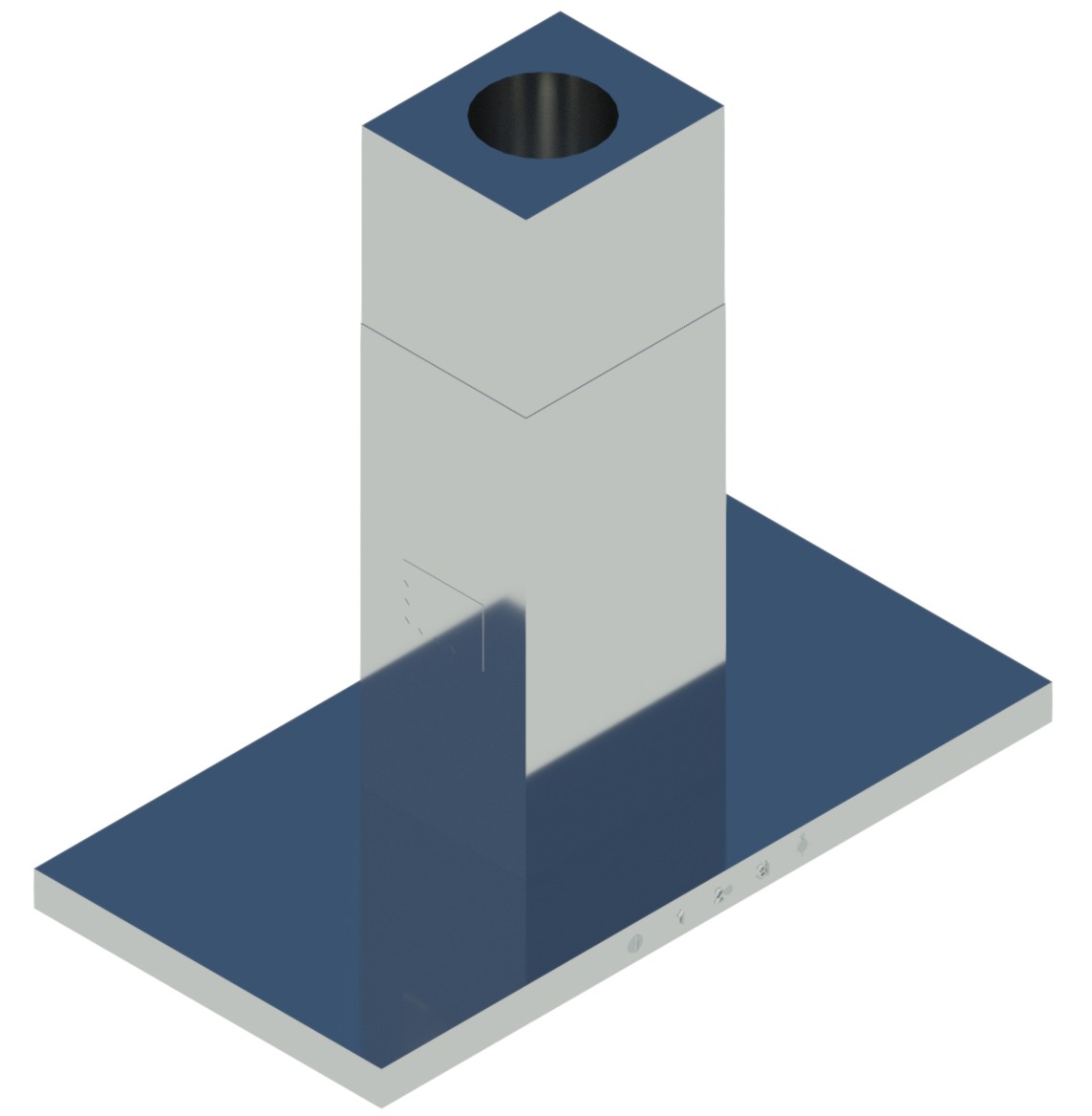 Yatzar Asset | Bosch | 4 Supra Glass 120 cm Baffle Filter Ceiling Mounted Kitchen Chimney With Suction Capacity