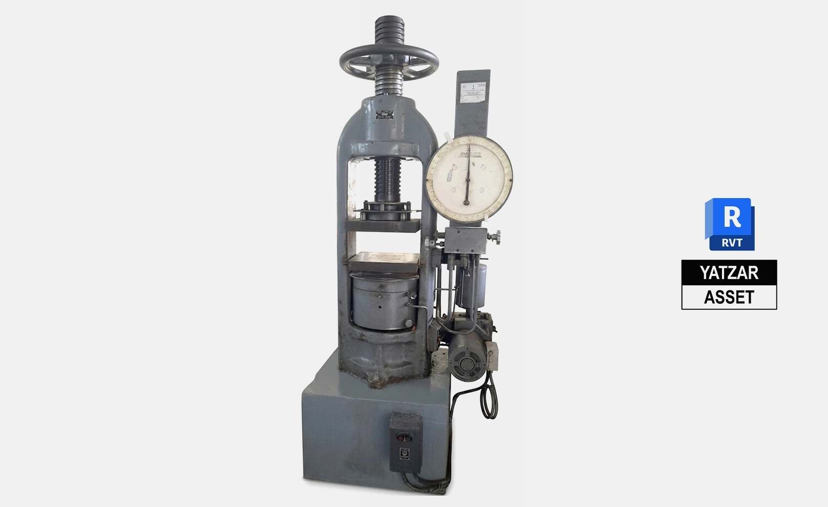 Yatzar Asset Compression Testing Machine | Revit Model