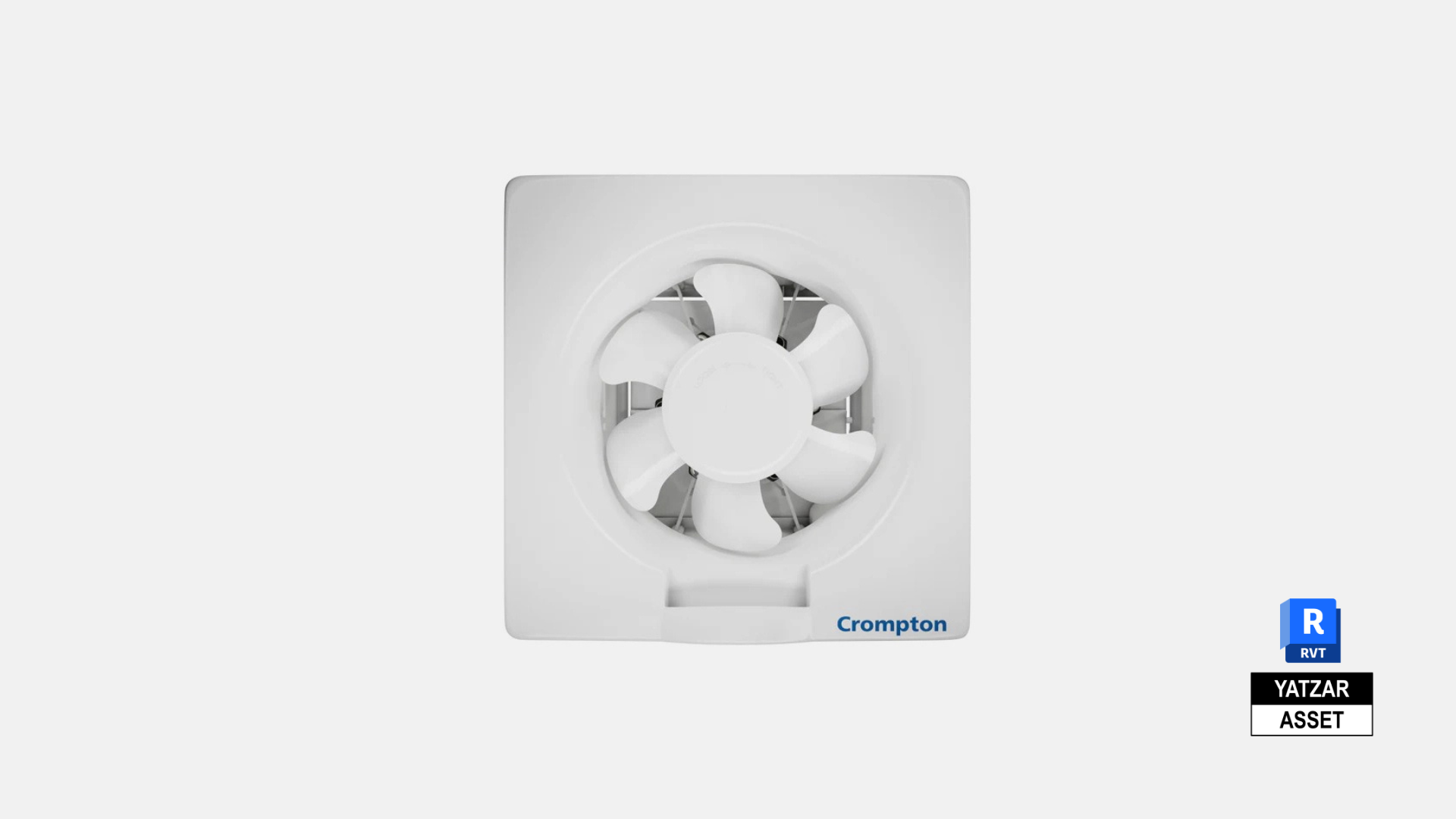 Yatzar Asset | Crompton | Axial Air Exhaust Fan| Revit Model