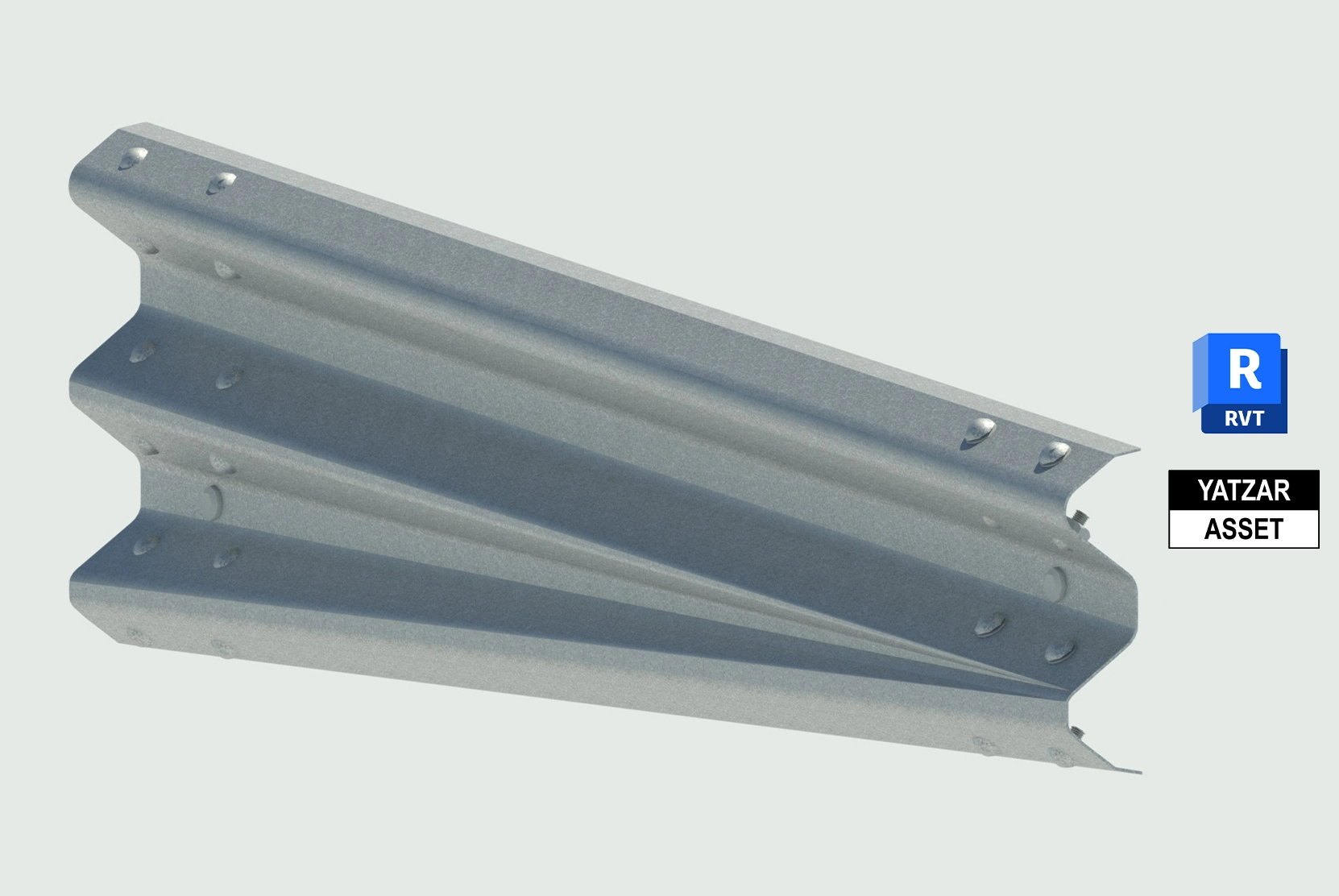 Yatzar Asset | Ingal | Asymmetric Transition 1905mm RHS Thrie to W | Revit Model