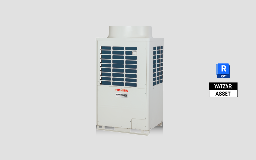 Yatzar Asset Toshiba | VRF Single Outdoor Unit| Revit Model