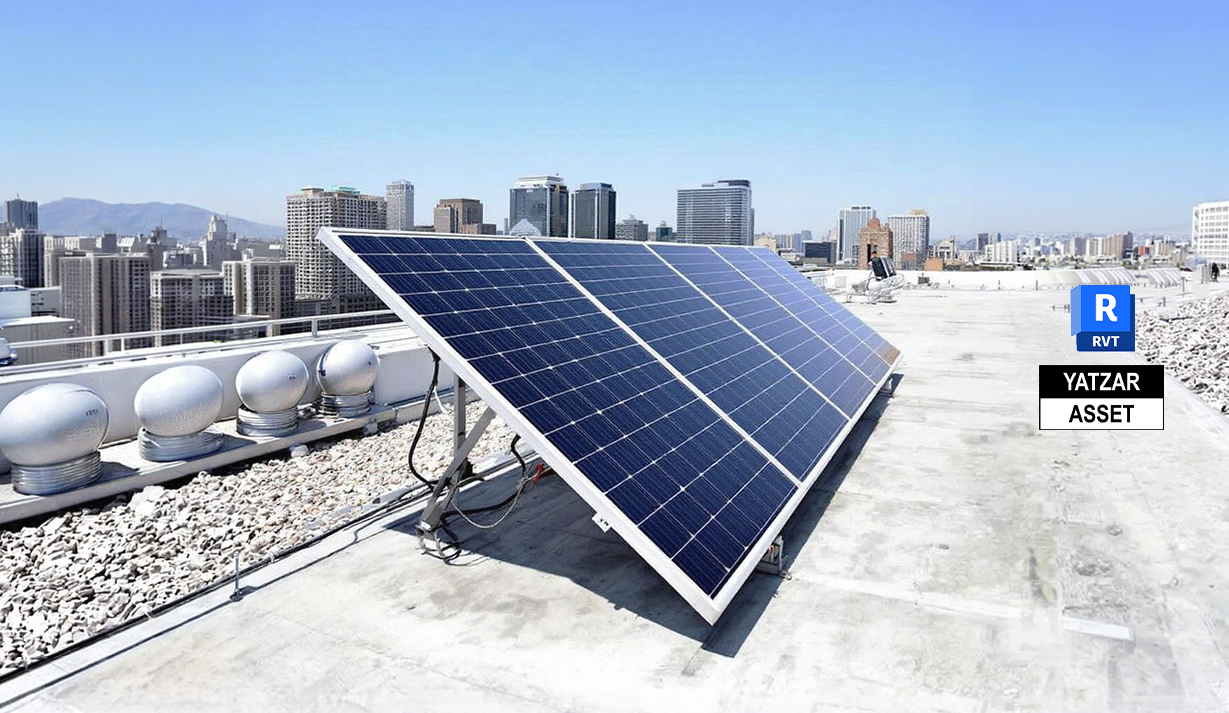 Yatzar Asset Tata Power | Power Solar Module | Revit Model