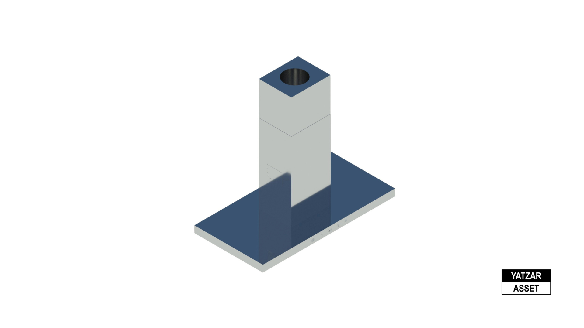 Yatzar Asset | Bosch | 4 Supra Glass 120 cm Baffle Filter Ceiling Mounted Kitchen Chimney With Suction Capacity