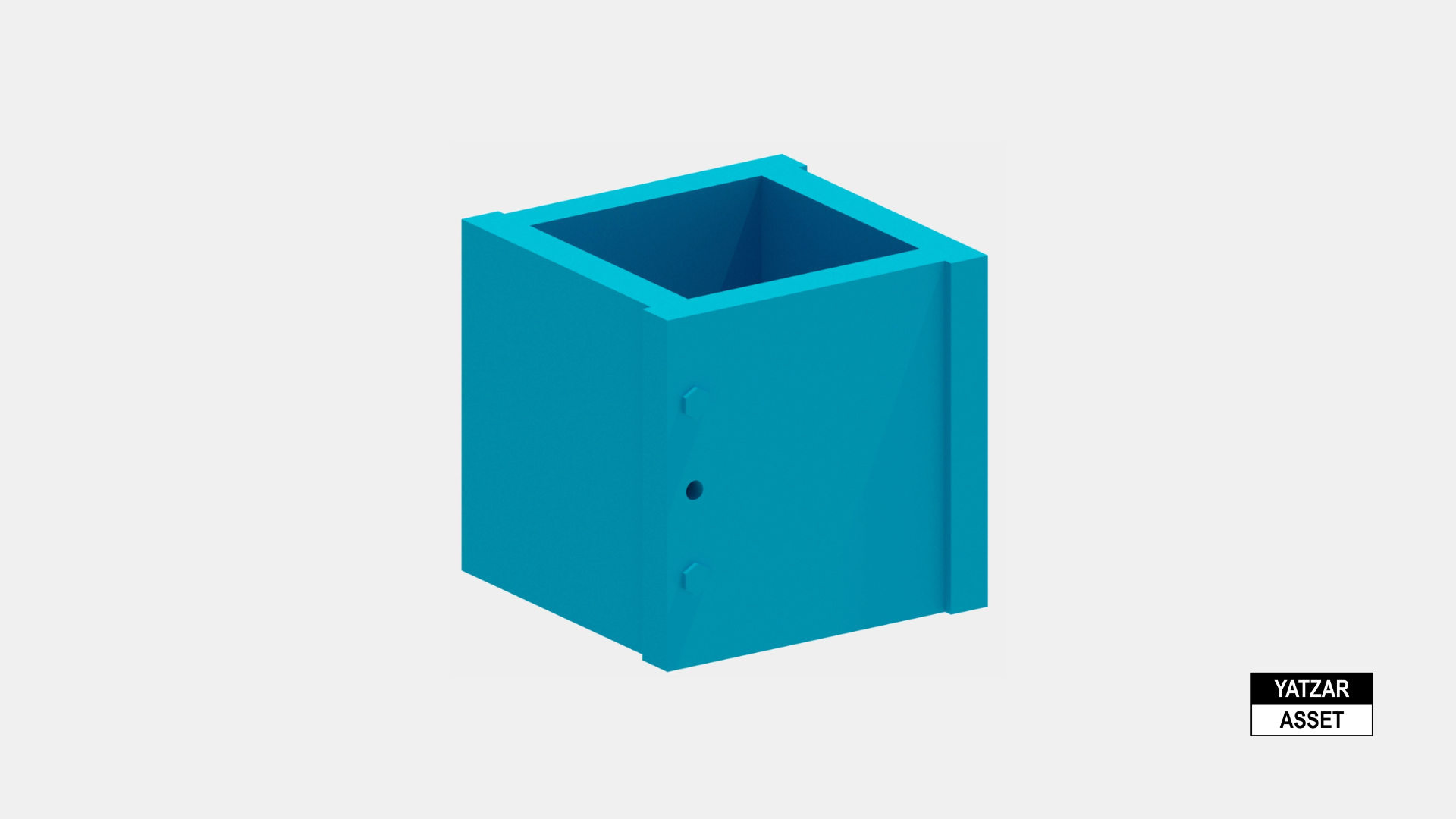 Yatzar Asset | Cement Cube Mould | Revit Model