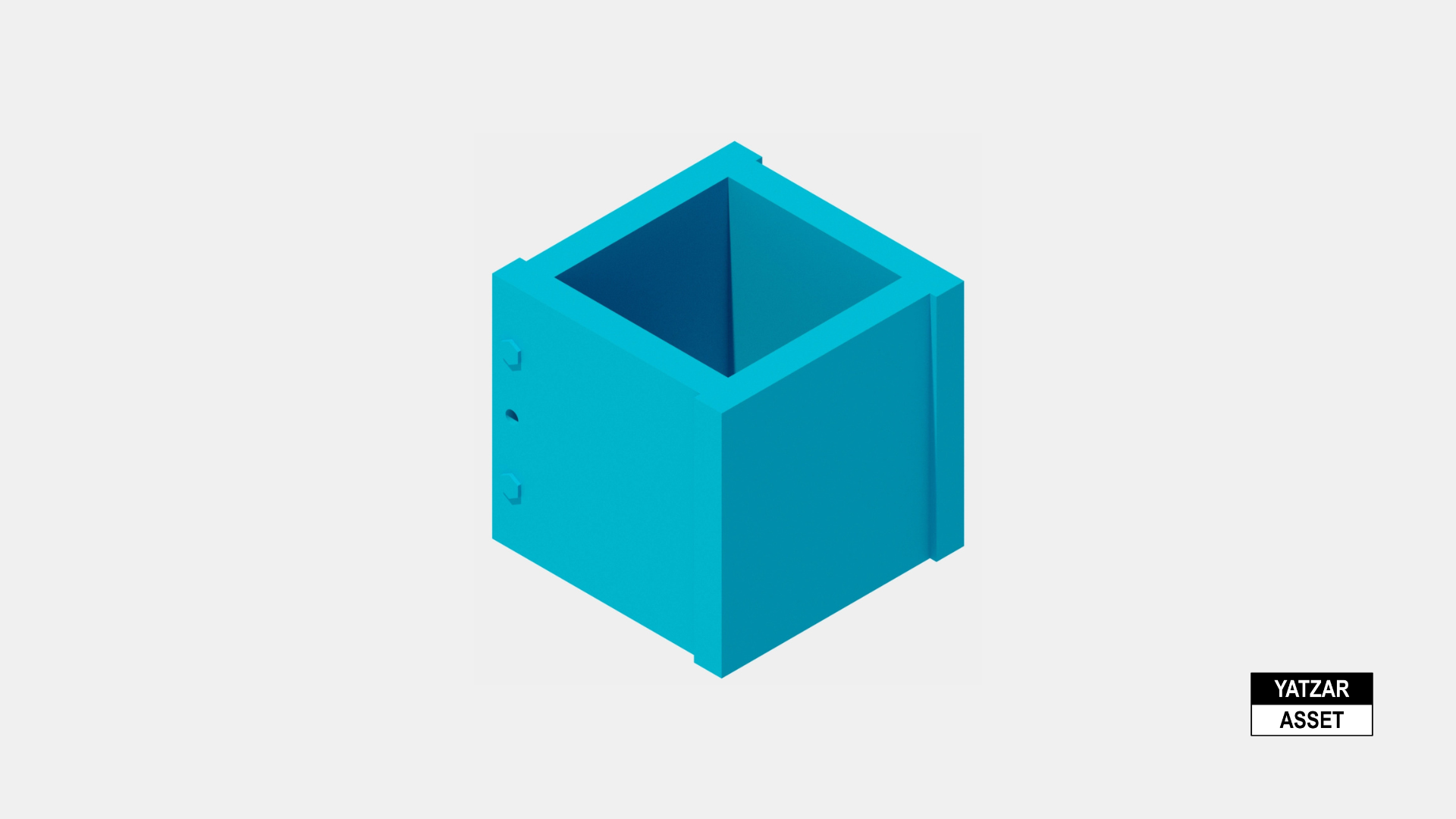 Yatzar Asset | Cement Cube Mould | Revit Model