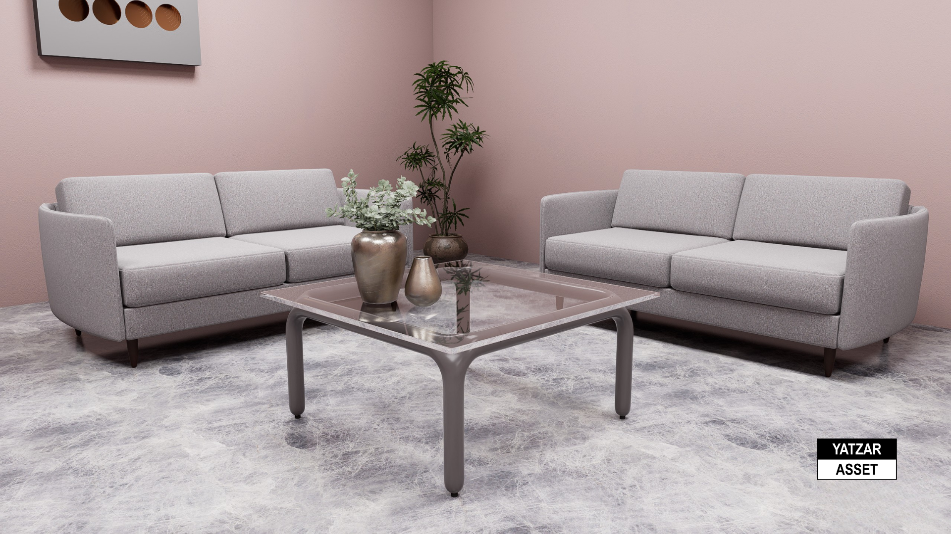 Yatzar Asset | Coffee Table | Blender Model