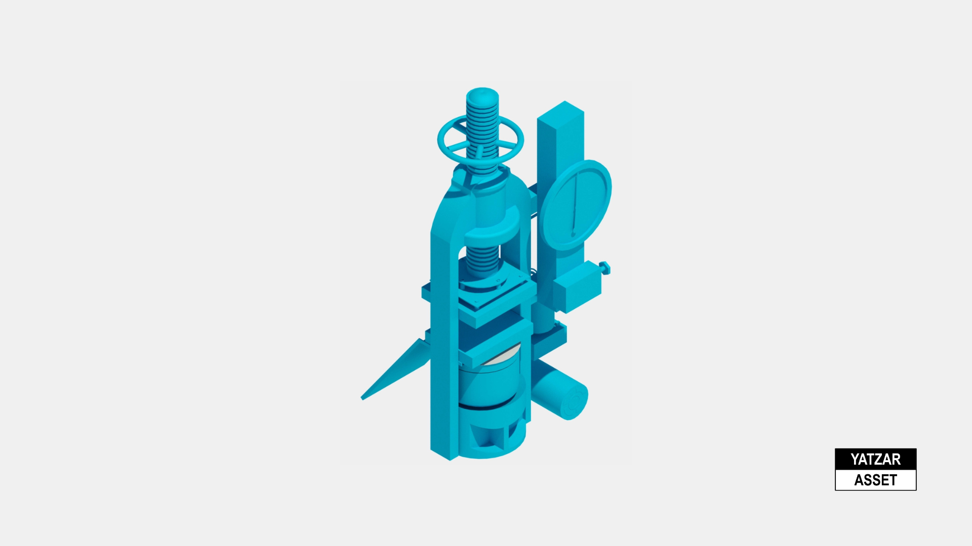Yatzar Asset | Compression Testing Machine | Revit Model