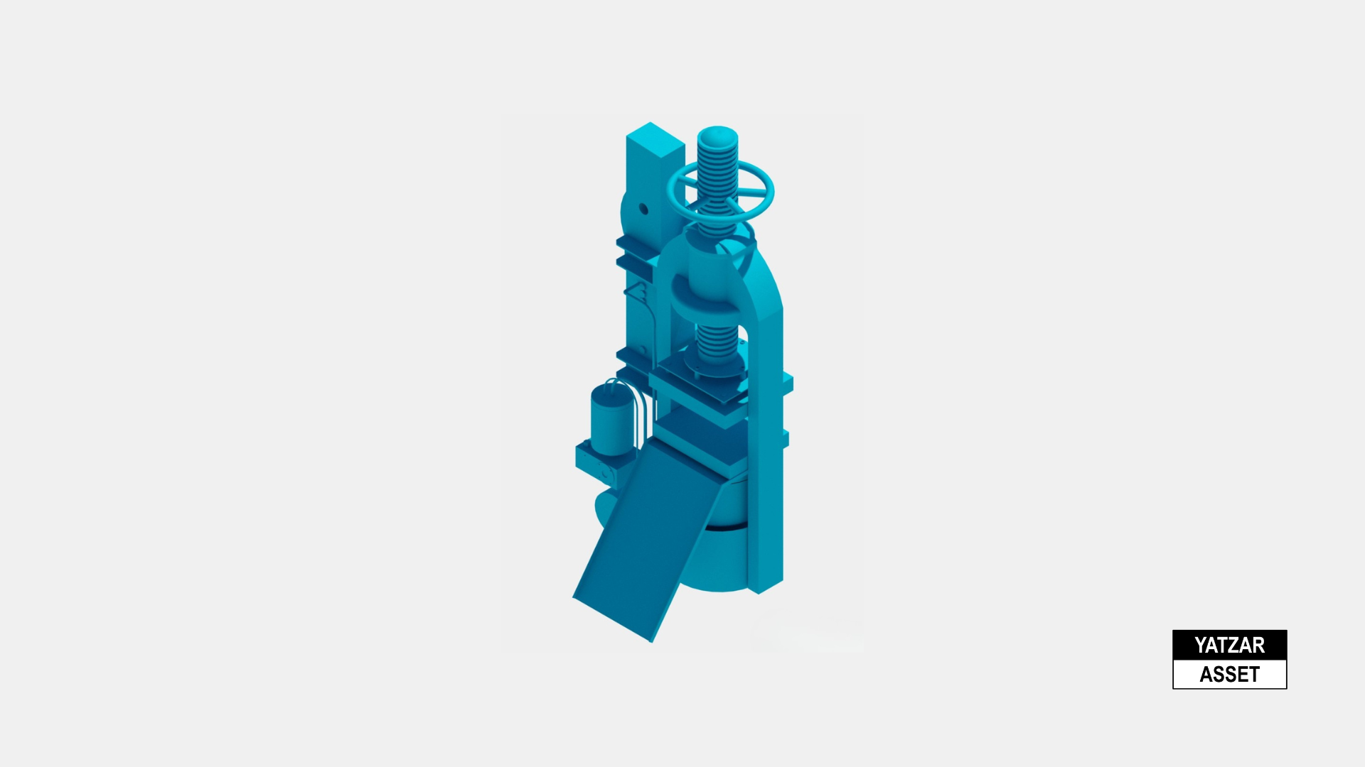 Yatzar Asset | Compression Testing Machine | Revit Model