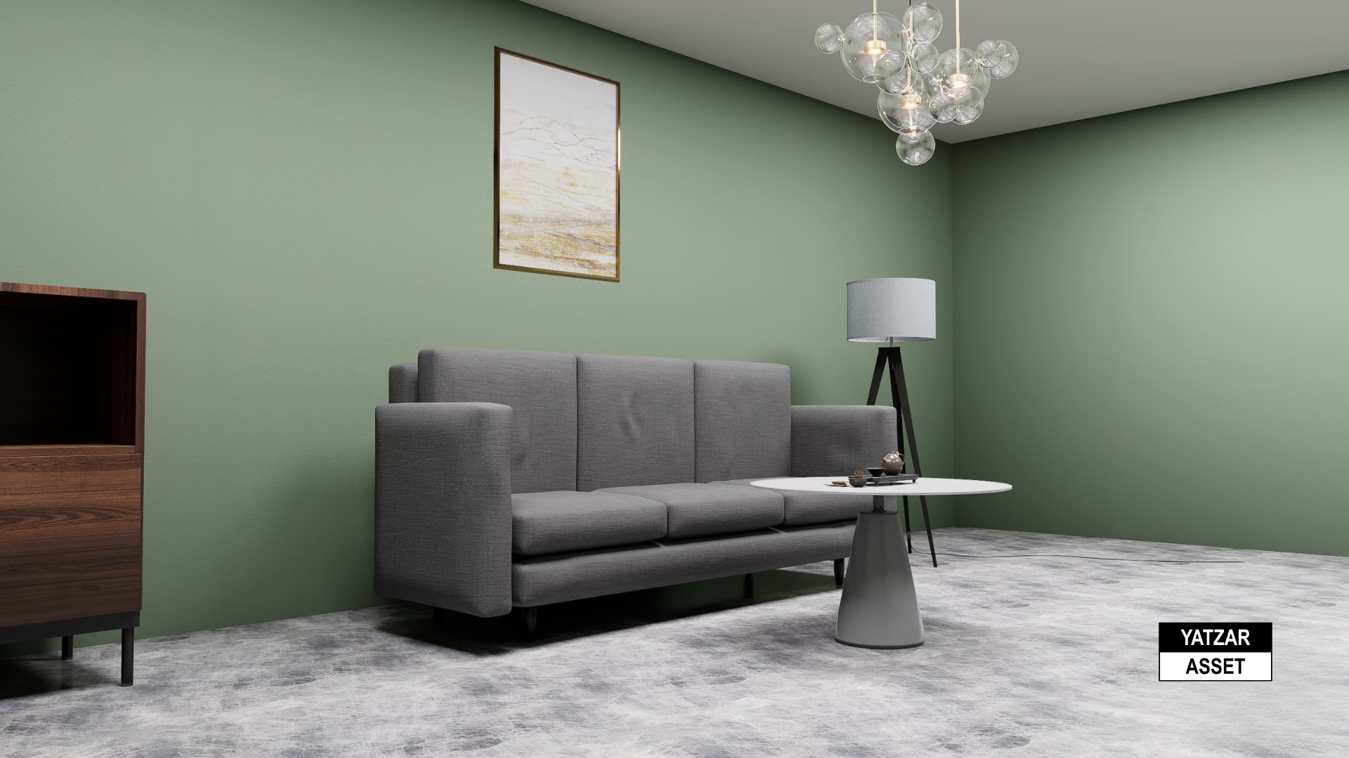 Yatzar Asset | Sofa | Blender Model