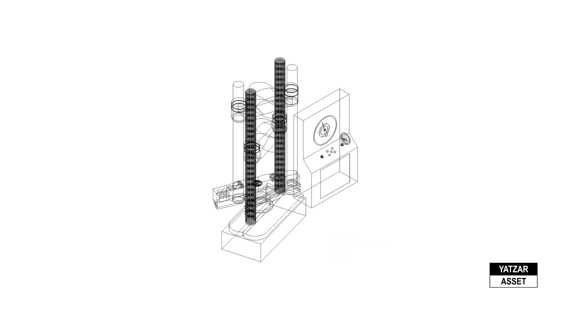 Yatzar Asset | Universal Testing Machine | Revit Model