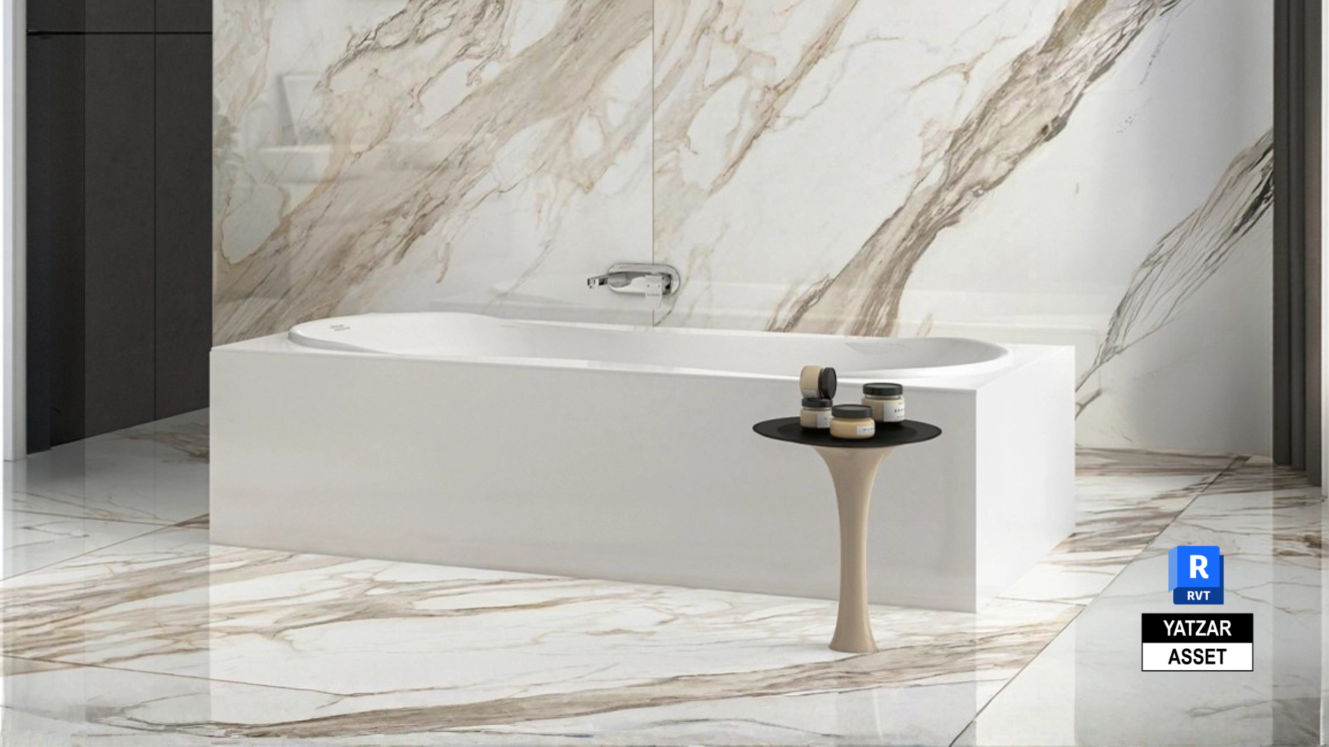 Yatzar Asset Hindware | Bathtub | Revit Model